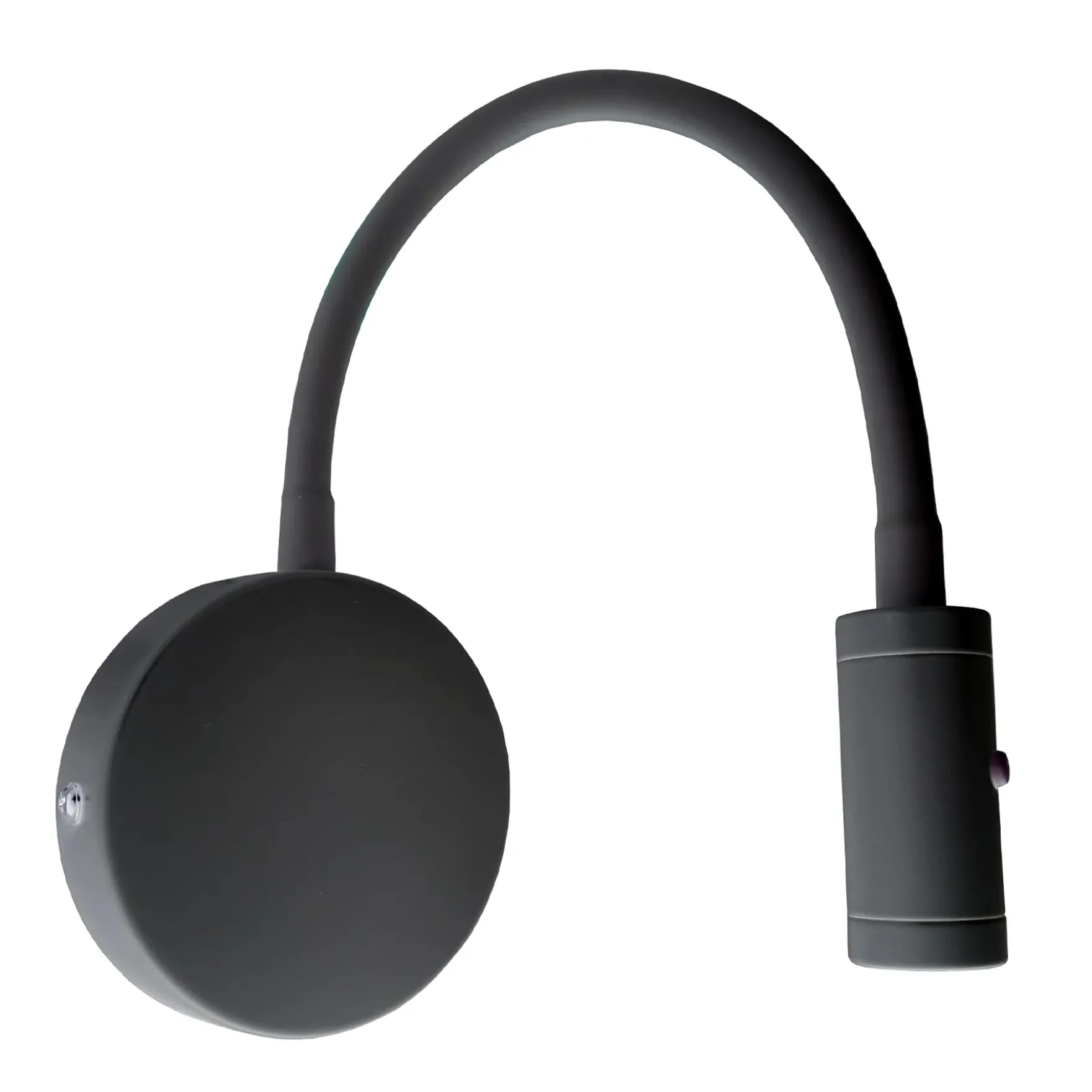 Flexi K1 LED veggspot sort m/dim