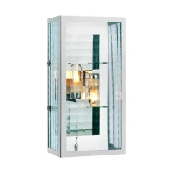 Fulham vegglampe IP44 krom/klar