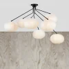Galaxy taklampe 7x15W E14 sort/hvit