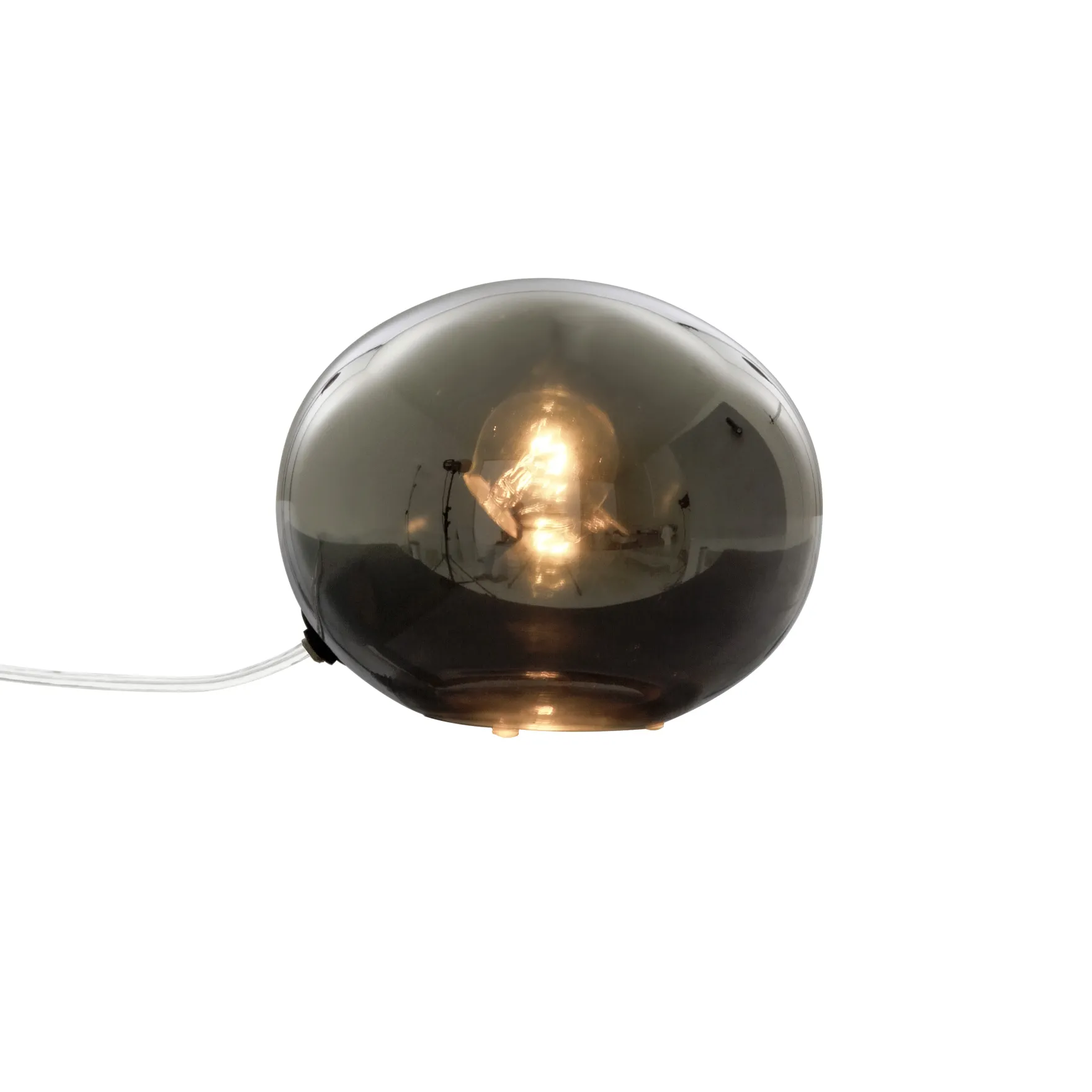 Globus bordlampe 18cm sotet