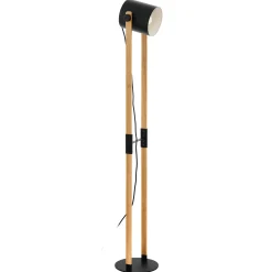 Hornwood gulvlampe sort/natur