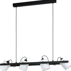 Hornwood 4-lys pendel sort/hvit