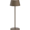 Iris bordlampe IP54 oppladbar rust