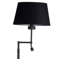 Kasper gulvlampe u/skjerm sort