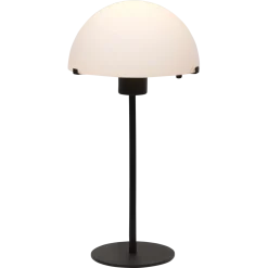 Kelly bordlampe E27 sort/opal