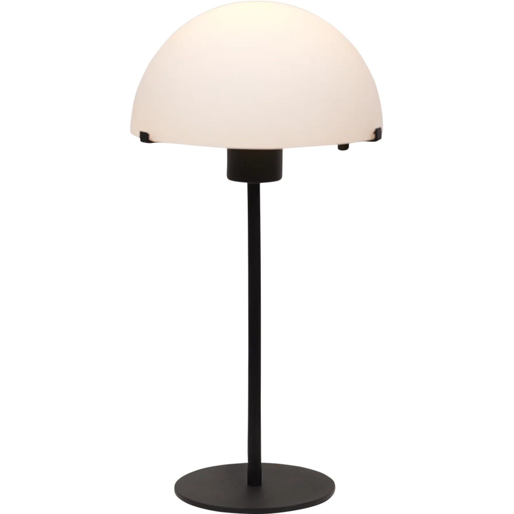 Kelly bordlampe E27 sort/opal