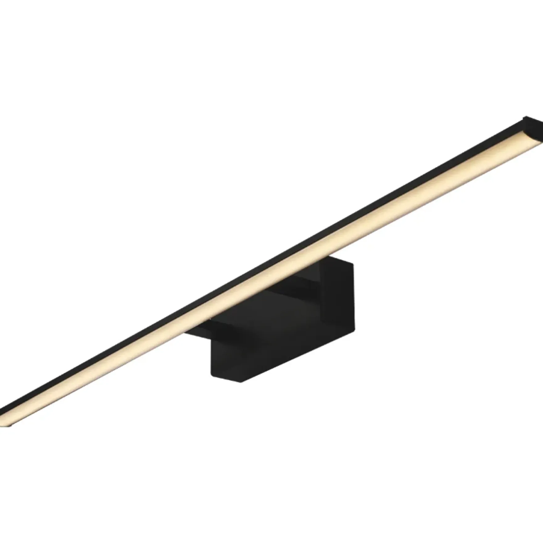 Konfidens LED baderomslampe sort