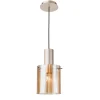 Kvarts takpendel Ø18cm E27 gull/champagne