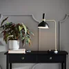 Larry bordlampe E27 sort/messing
