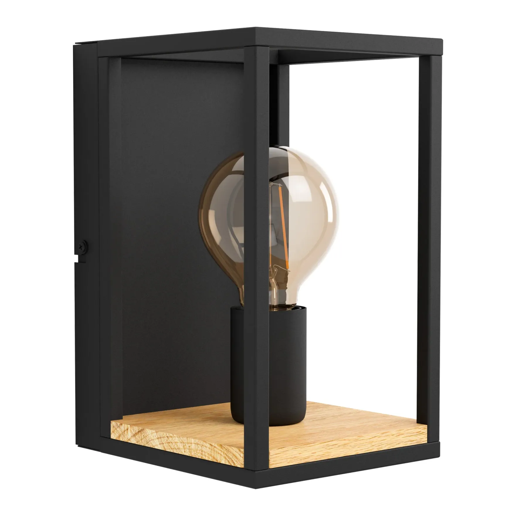 Libertad vegglampe sort/natur