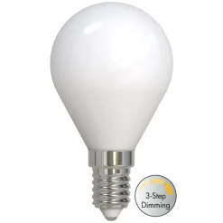 LM LED E14 illum opal 4W 3-step dim