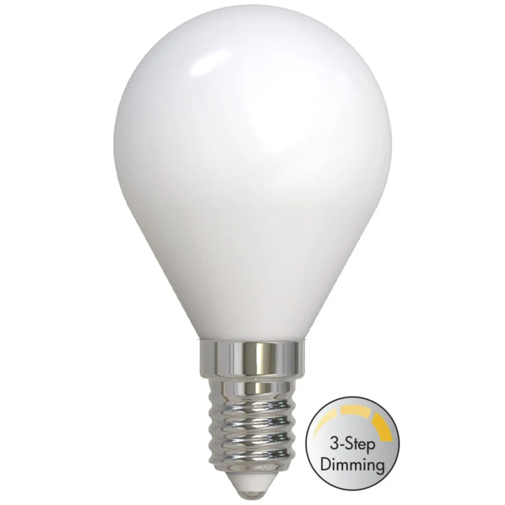 LM LED E14 illum opal 4W 3-step dim