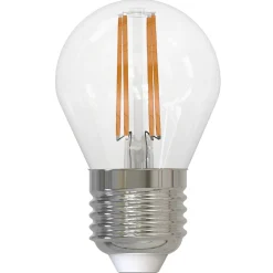 LM LED E27 krone klar 4.5W dimbar