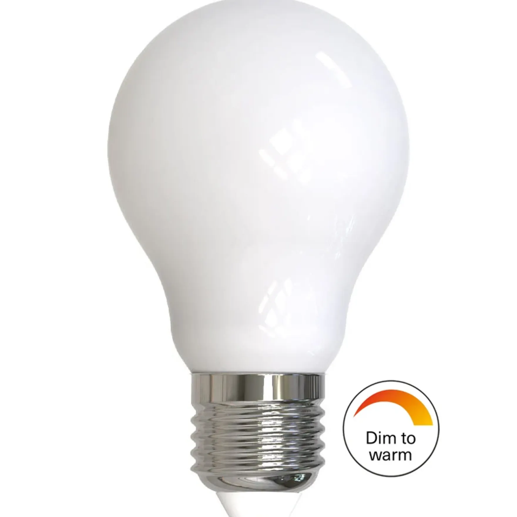LM LED E27 normal opal 7.5W 3-step dim to warm