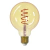 LM LED globe amber Ø95mm 7W 2100K 3-step dim