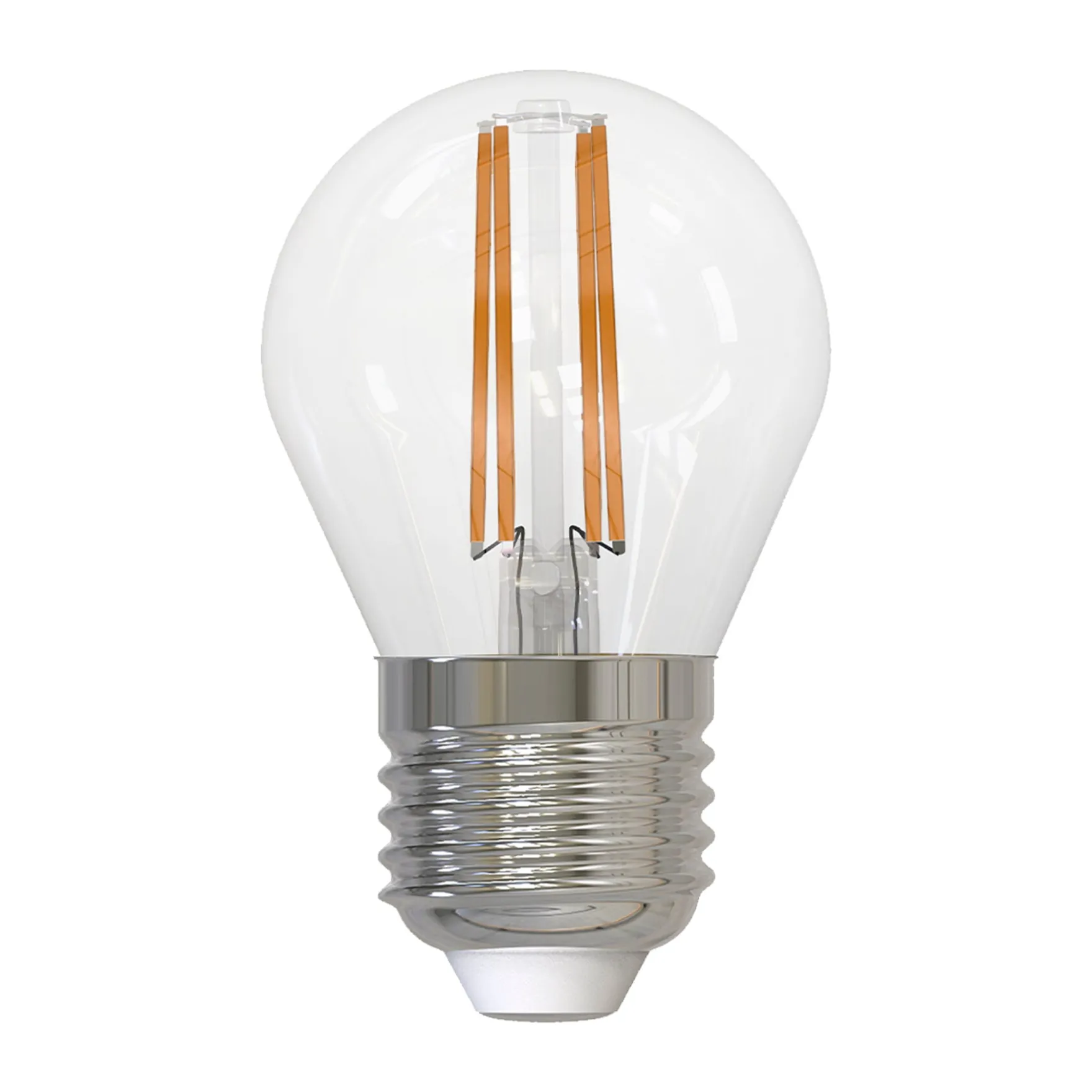 LM LED krone E27 klar 6W 806lm 2200K dimbar