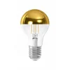 LM LED normal E27 toppspeil gull 7.5W dimbar