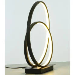 Loop LED bordlampe sort 3-step dim