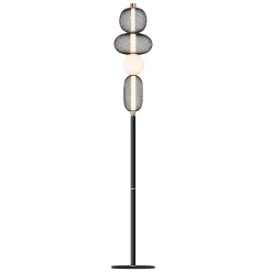 Lumia gulvlampe LED sort/messing