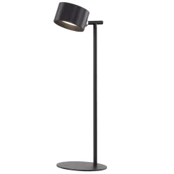 Magneto LED bord-/vegglampe ladbar sort 3-step dim