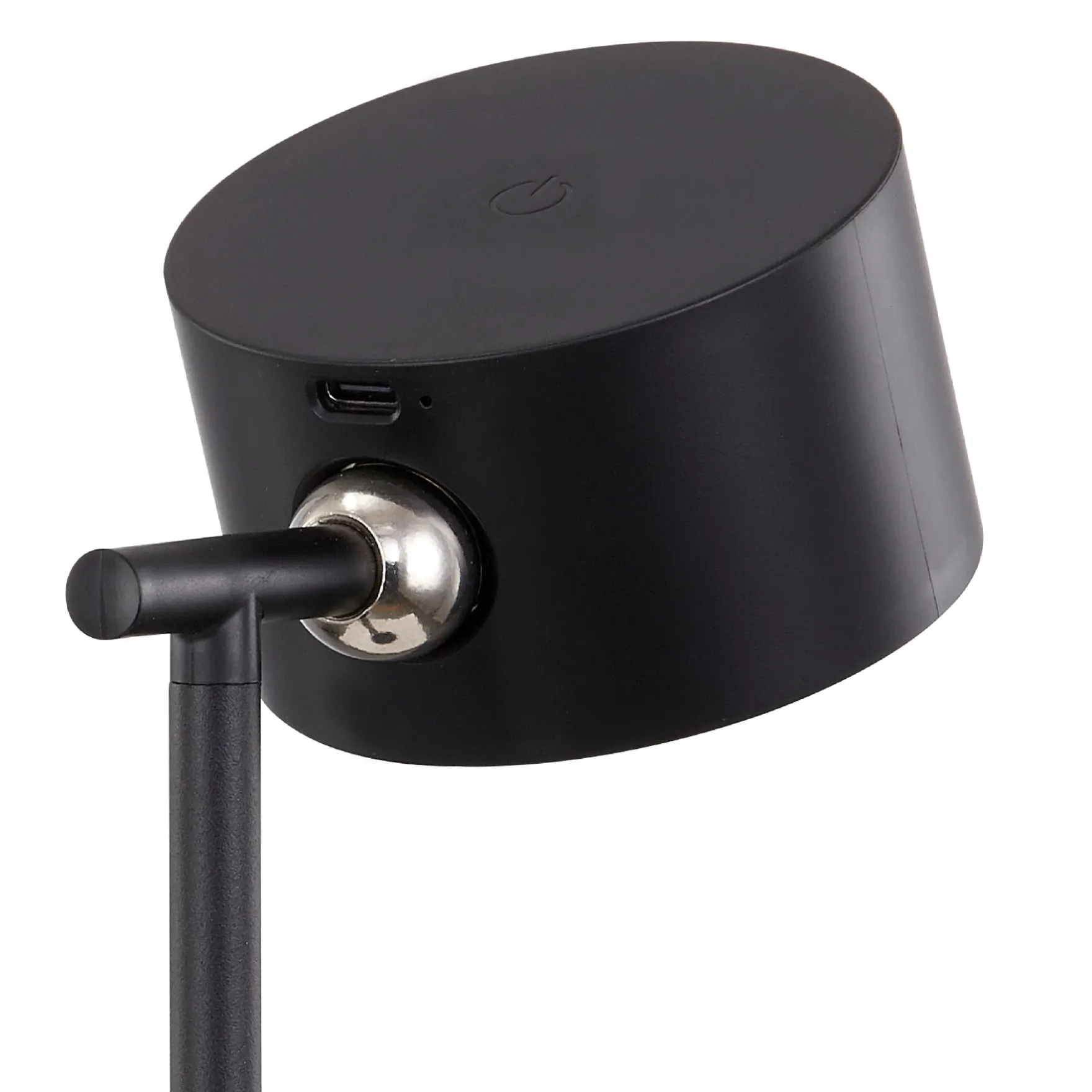 Magneto LED bord-/vegglampe ladbar sort 3-step dim