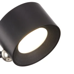 Magneto LED bord-/vegglampe ladbar sort 3-step dim