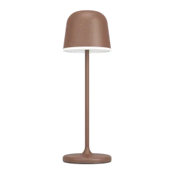 Mannera bordlampe oppladbar LED mokka