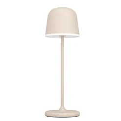 Mannera bordlampe oppladbar sand