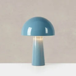 Mantar bordlampe E14 blå