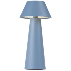 Max bordlampe blå oppladbar