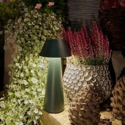 Max bordlampe oliven oppladbar