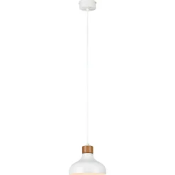 May takpendel hvit/eik