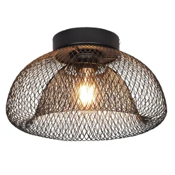 Mesh takplafond E27 sort
