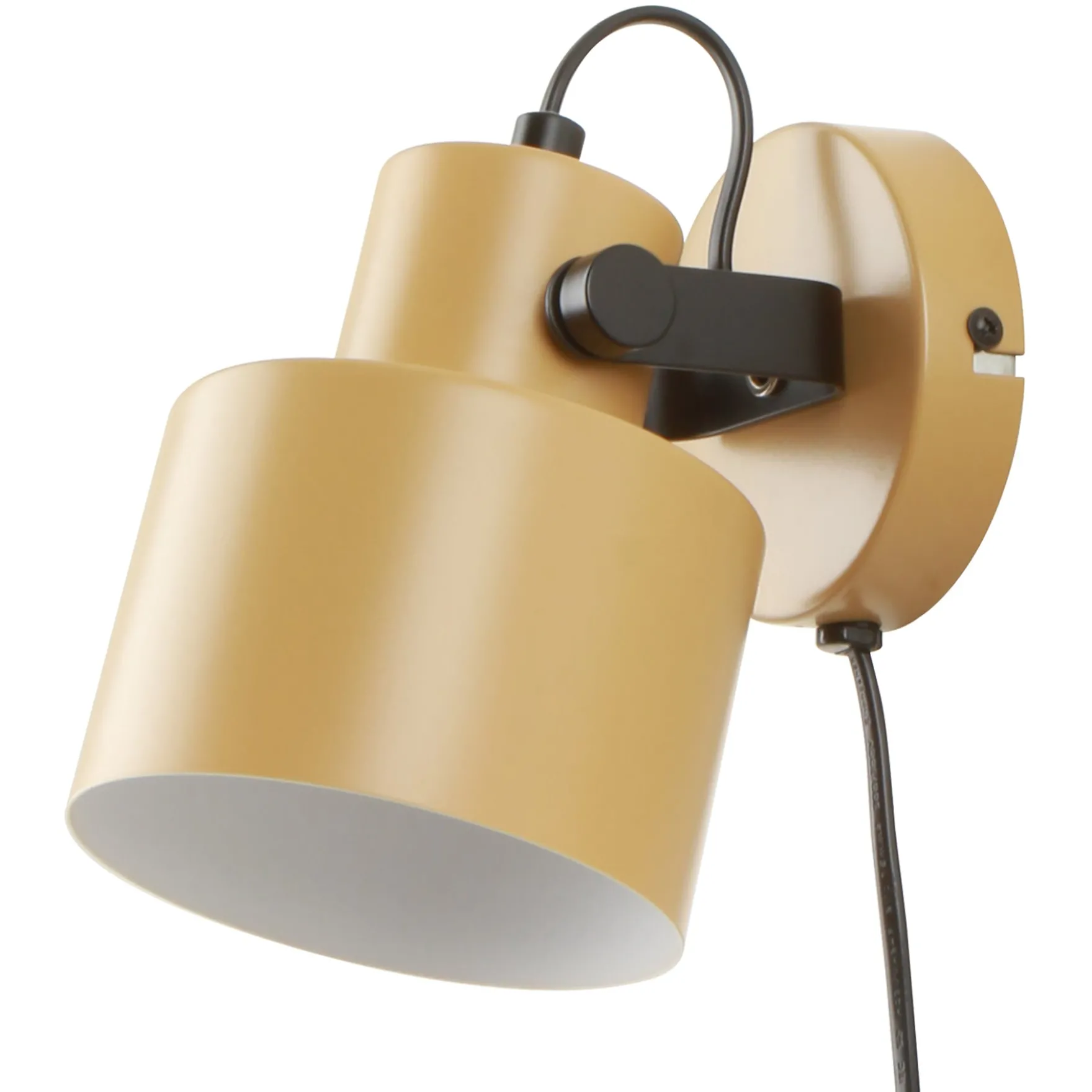 Miami vegglampe oker