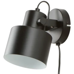 Miami vegglampe sort