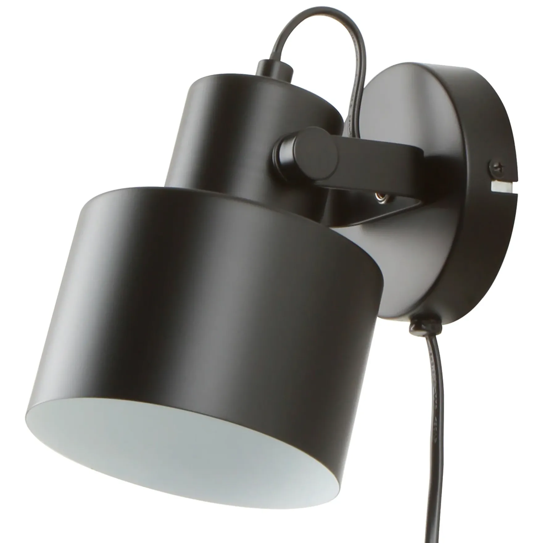 Miami vegglampe sort