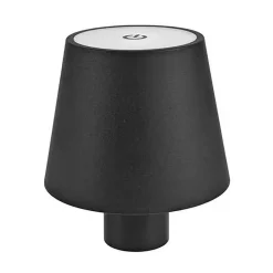Mida bordlampe 3W sort oppladbar