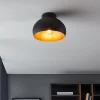 Mogano takplafond 28cm sort/oransje