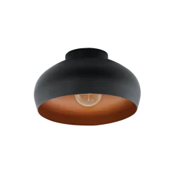 Mogano takplafond 28cm sort/oransje