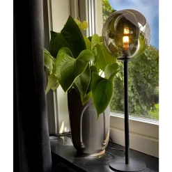 Molekyl bordlampe høy sort/sotet