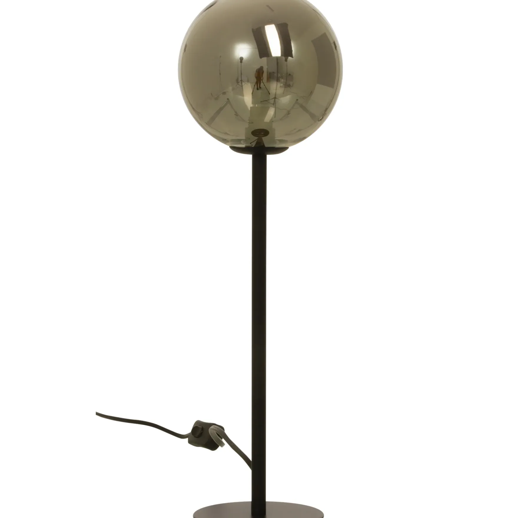 Molekyl bordlampe høy sort/sotet