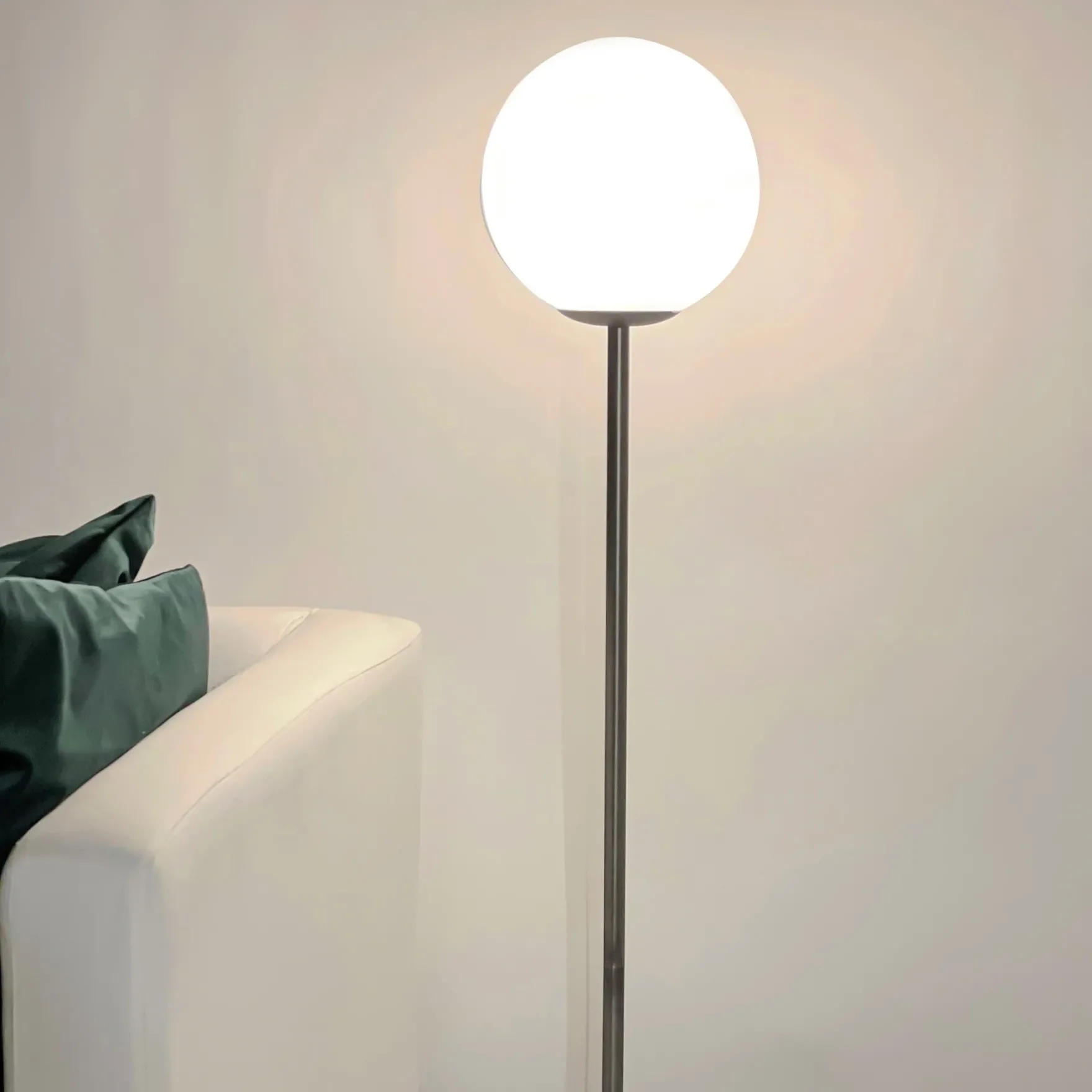 Molekyl gulvlampe tinn