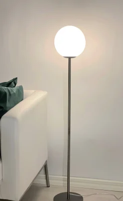 Molekyl gulvlampe tinn