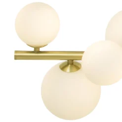 Molekyl 11-lys takpendel messing/opal