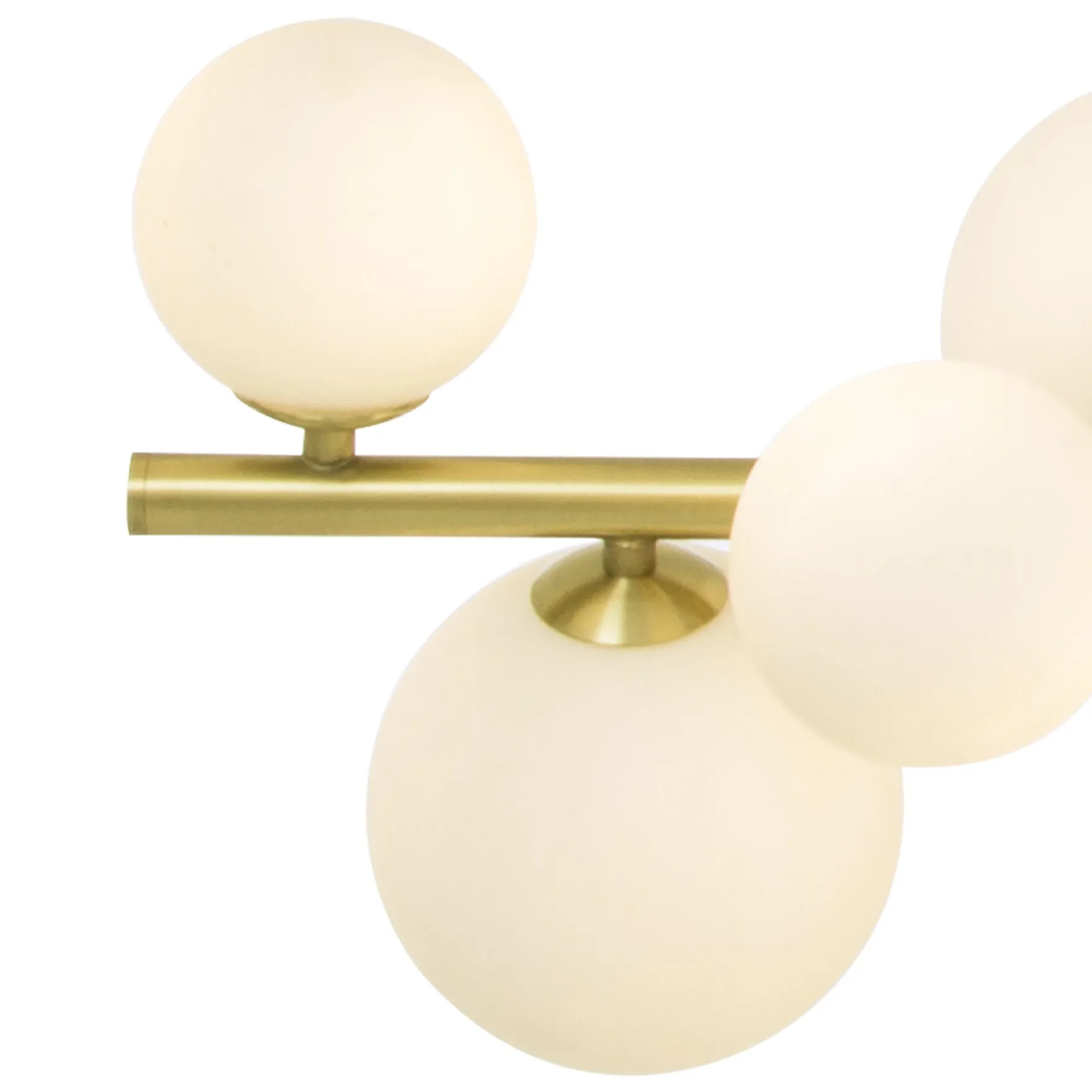 Molekyl 11-lys takpendel messing/opal