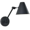 Montana vegglampe sort/sand
