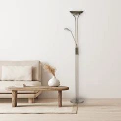 Mor & datter LED uplight patinert