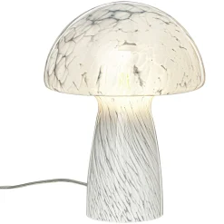 Mushi bordlampe stor hvit/klar