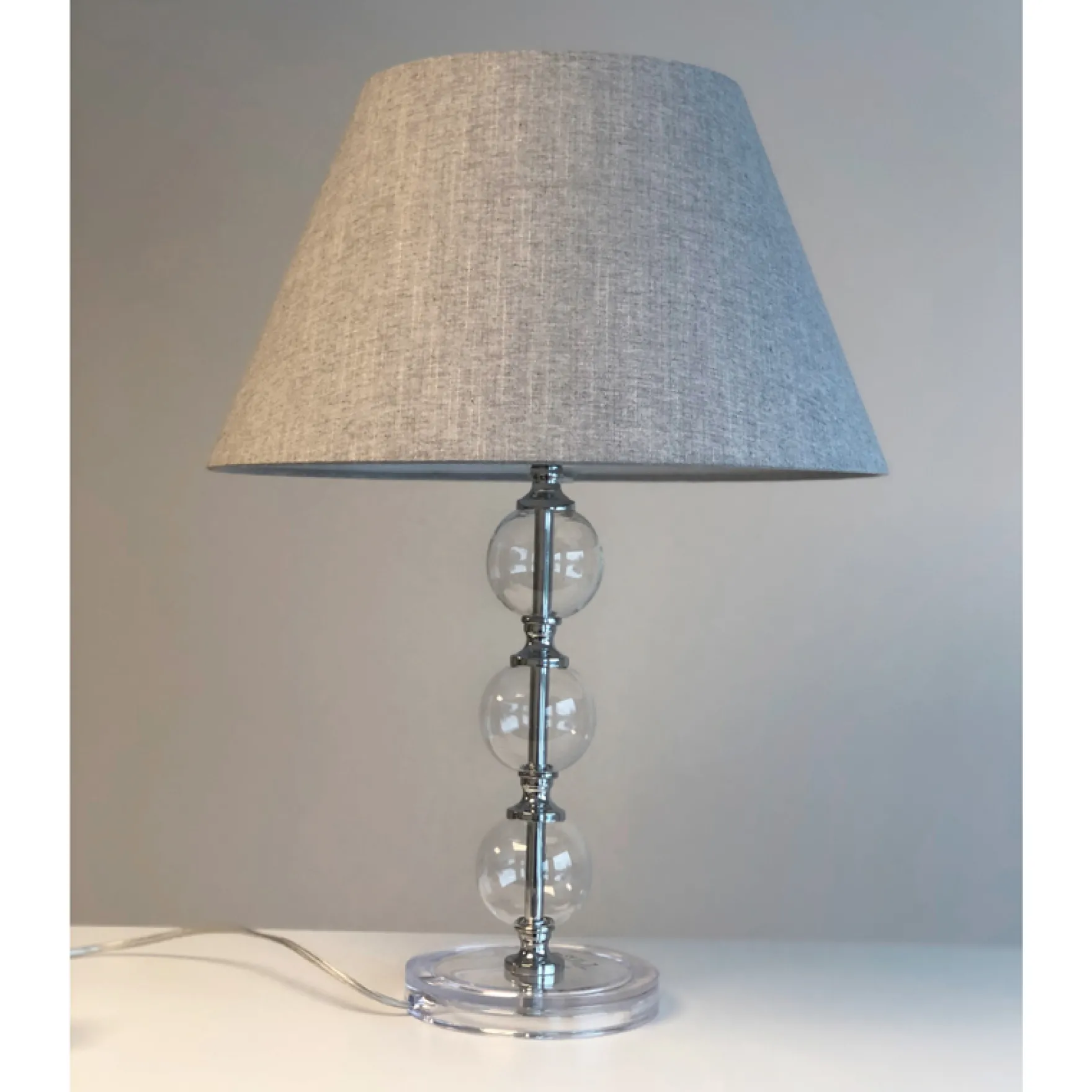 Nadja bordlampe u/skjerm klar
