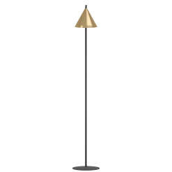 Narices gulvlampe E27 sort/messing
